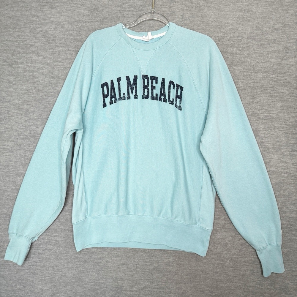 Champion Reverse Weave Crewneck Pullover Sweatshirt Palm‎ Beach Size M Florida